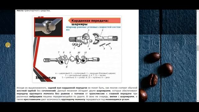 Что такое карданная передача? Принцип работы, строение и основные неисправности смотреть онлайн
