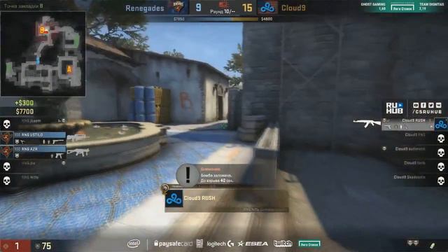 CS:GO Twitch Clips #18 - КЛАТЧ 1в4 С 1 ХП! NINJA DEFUSE 1в3! ДВОЙНОЙ РАНБУСТ В СМОК! смотреть онлайн