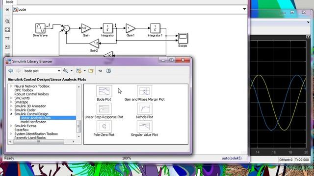Simulink. АФЧХ.