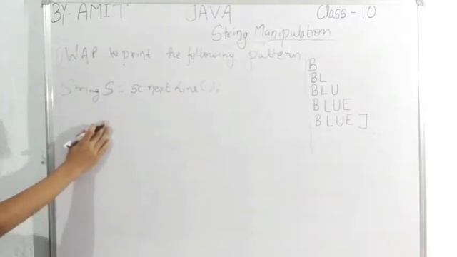 ?PATTERN PROGRAM IN STRING MANIPULATION || ICSE JAVA CLASS 9 & 10 || STRING MANIPULATION IN JAVA SW смотреть онлайн