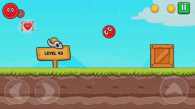 КРАСНЫЙ ШАРИК младший против МУТАГЕНА #3. 37-50 уровни. Мультик про Red Roller Ball 4 смотреть онлайн
