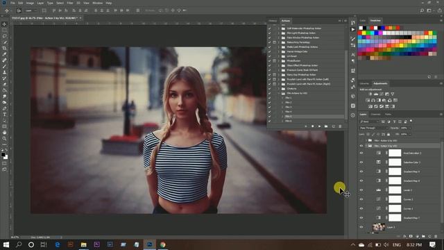 Photoshop Tutorial : Film Photoshop Actions FREE download смотреть онлайн