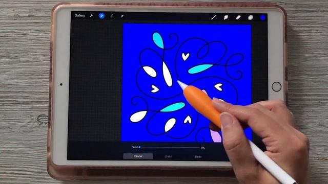 How to use Paint Bucket Fill in Procreate смотреть онлайн