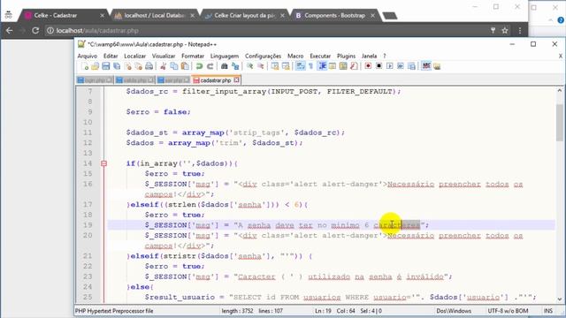 Como usar o alert do Bootstrap para apresentar mensagem de erro ou sucesso смотреть онлайн