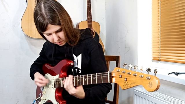 ALONE IN A ROOM // electric guitar cover смотреть онлайн