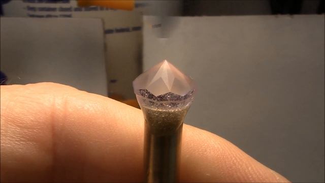 Faceting A Gemstone-cutting YAG