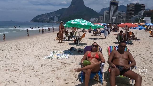 [Best Beaches Brazil 4K] ? Caminhada Na Praia Do Leblon  ? Rio De Janeiro, Brasil