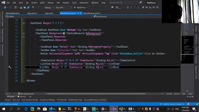 Дополнительная лекция: введение в UI на WPF и XAML. Data Binding. смотреть онлайн