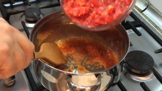 Pomidor şorbası (Tomat şorbası) / томатный суп за 15 минут