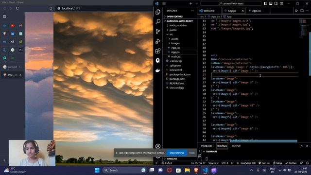 Automatic Carousel / Image Slider using React JS without external libraries || Beginner-Friendly смотреть онлайн