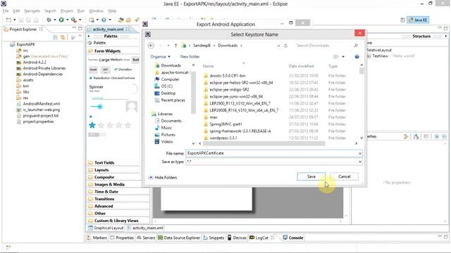 How to export android app to apk in Eclipse смотреть онлайн