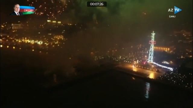 Bakıda Yeni 2022-ci il atəşfəşanlığı..mp4 смотреть онлайн