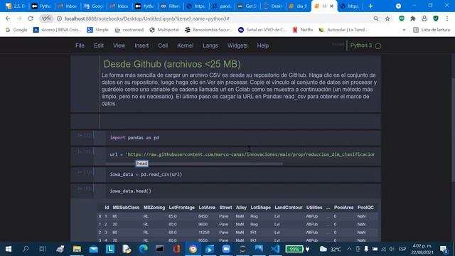 ¿Cómo leer un dataset desde una url de Github usando pandas? смотреть онлайн