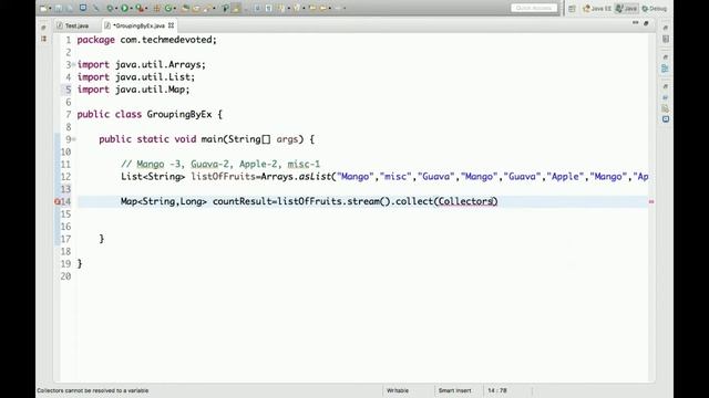 Java 8: Stream Collectors groupingBy feature смотреть онлайн