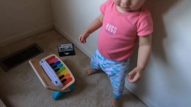 Unboxing Baby Einstein and Hape Magic Touch Piano Wooden Musical Toddler Toy смотреть онлайн