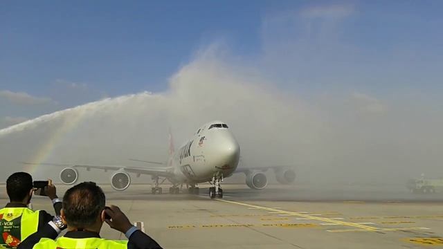 Cargolux airlines 45th anniversary in dwc airport. смотреть онлайн