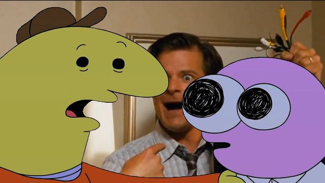 Look Pim, this guy is clearly the laugher now (Smiling Friends x Diary of A Wimpy Kid) смотреть онлайн