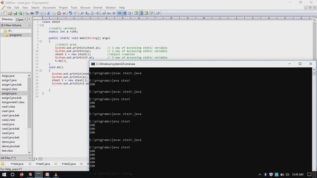 Variables in java part-3 in Tamil смотреть онлайн