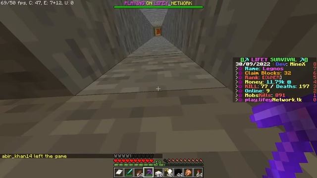 Wanna play a public sever LIFEY NETWORK JOIN NOW || MINECRAFT JAVA EDITION || LEGNOS IS LIVE смотреть онлайн