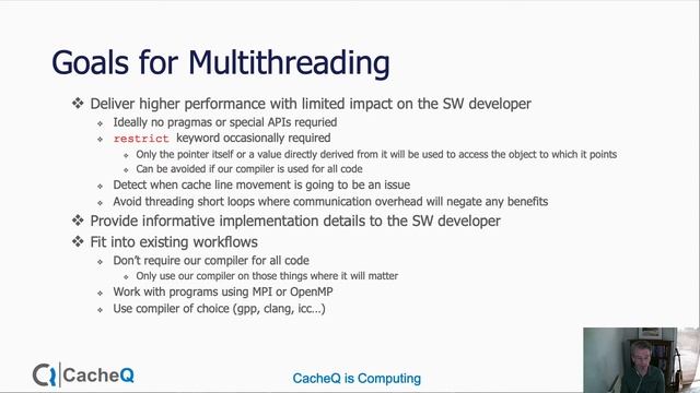 Overview of CacheQ Multi-thread compiler technology. смотреть онлайн