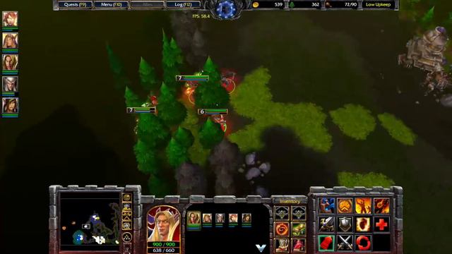 Warcraft 3 Reforged - Rise Of The Blood Elves 3.0 - 06 - The March On Silvermoon смотреть онлайн