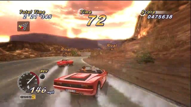 Outrun Online Arcade - Racing to Goal E смотреть онлайн