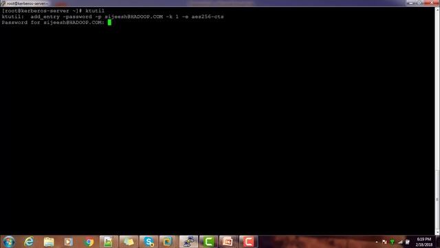 Creating Keytab file смотреть онлайн