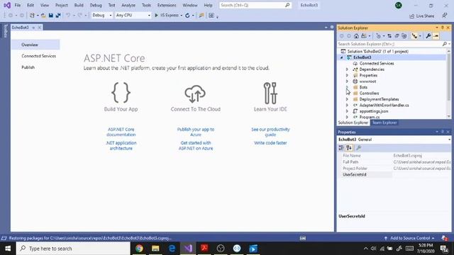 How to Create ChatBot with Microsoft Bot framework || In Telugu смотреть онлайн