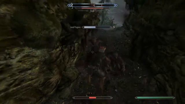 Hardcore Man 1v1's Buff Troll | Skyrim #4 смотреть онлайн