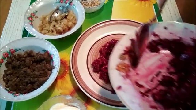 Свекольный салат с печенью ! Объедение !