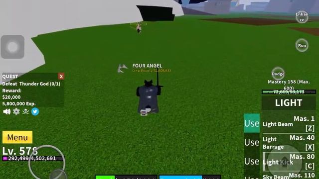 How to easily defeat thunder god (blox fruits) смотреть онлайн