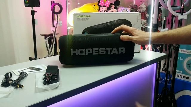 Портативная блютуз колонка HOPESTAR P32 MAX?Не даст заскучать? смотреть онлайн