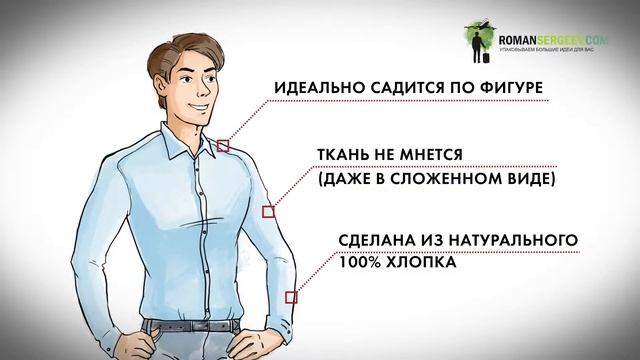 Сорочка Desoto | Дудл видео для бизнеса смотреть онлайн