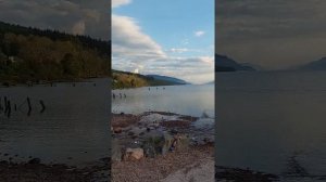 Озеро Лох-Несс Шотландия Закат Солнца Чудесный Вид Май 2021