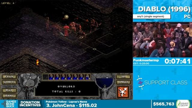 Diablo by Funkmastermp in 20:35 - Awesome Games Done Quick 2016 - Part 127 смотреть онлайн