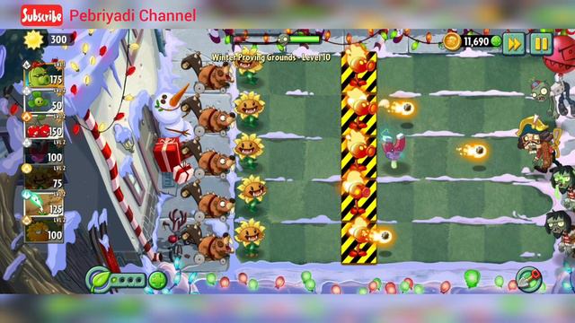 Plants Vs Zombies 2 Winter Proving Grounds Level 10 смотреть онлайн