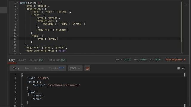 JSON Schema validation (nested objects, arrays) in Postman - Part II смотреть онлайн