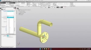 Компас-3D Построение входного трубопровода