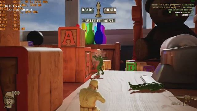 The Mean Greens - Plastic Warfare ; with the Nvidia GT 1030 Gddr5 at 1080p & Intel I5 2400 смотреть онлайн