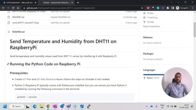 IoT Project | Send DHT11 data to Azure IoT Hub with Raspberry Pi смотреть онлайн