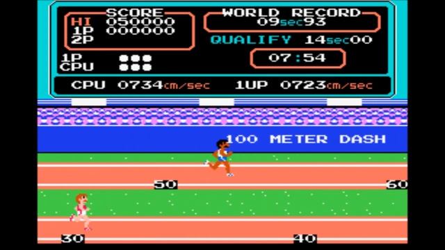 Konami Games #5 Track and Field with commentary смотреть онлайн