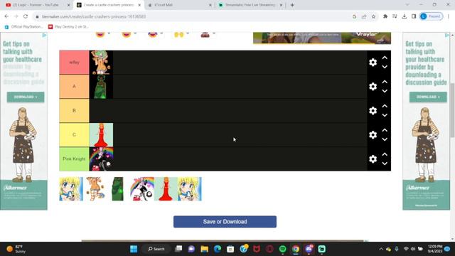 [castle crashers] princess tier list смотреть онлайн
