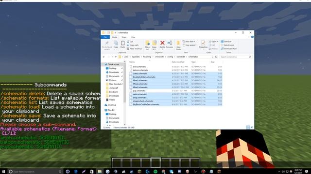 how to load minecraft schematics in singleplayer смотреть онлайн