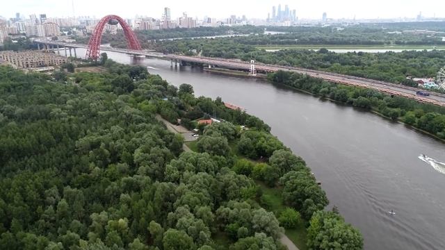 Серебряный Бор с птичьего полета смотреть онлайн