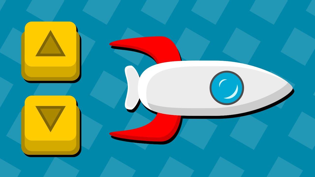 How To Move Game Object Up And Down With UI Buttons In A 2D Game Made With Unity Software смотреть онлайн