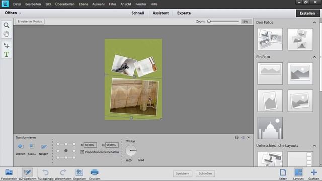 Photoshop Elements 11 - Mehrere Bilder zu einer Collage vereinen смотреть онлайн