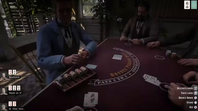 Red Dead Redemption 2 Part 206 A Bath And Blackjack, Finally Winning смотреть онлайн