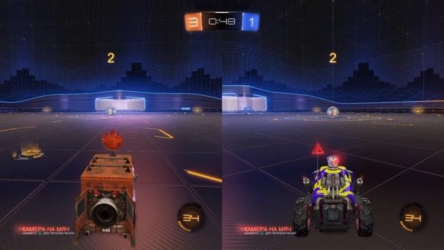 Rocket League (PS4) Играем вдвоём #1 смотреть онлайн