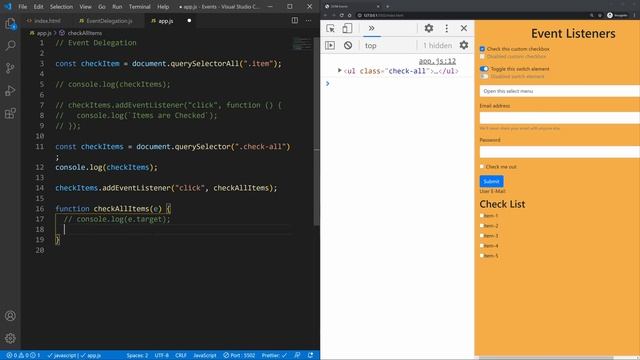 JavaScript Event Delegation | How to use Event Delegation in JavaScript смотреть онлайн