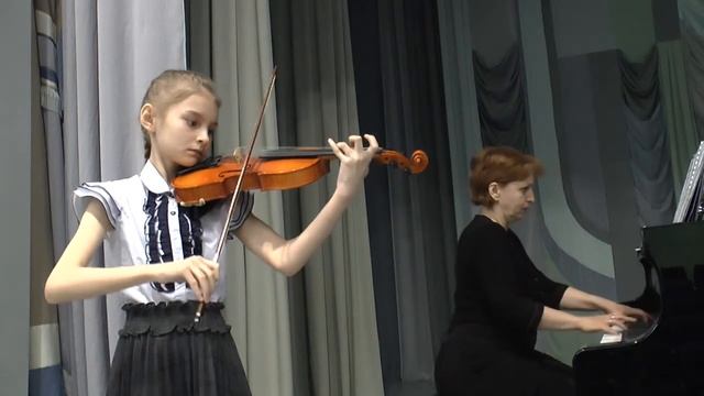 Федораева Ангелина Ж. Мазас "Мелодия" смотреть онлайн